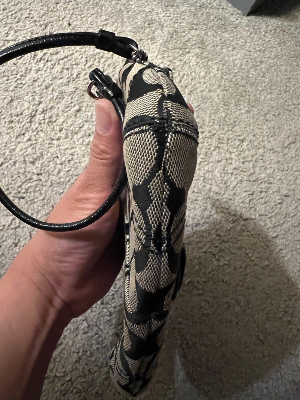 Coach SoHo Signature Canvas Wristlet Wallet - Picture 6 of 10